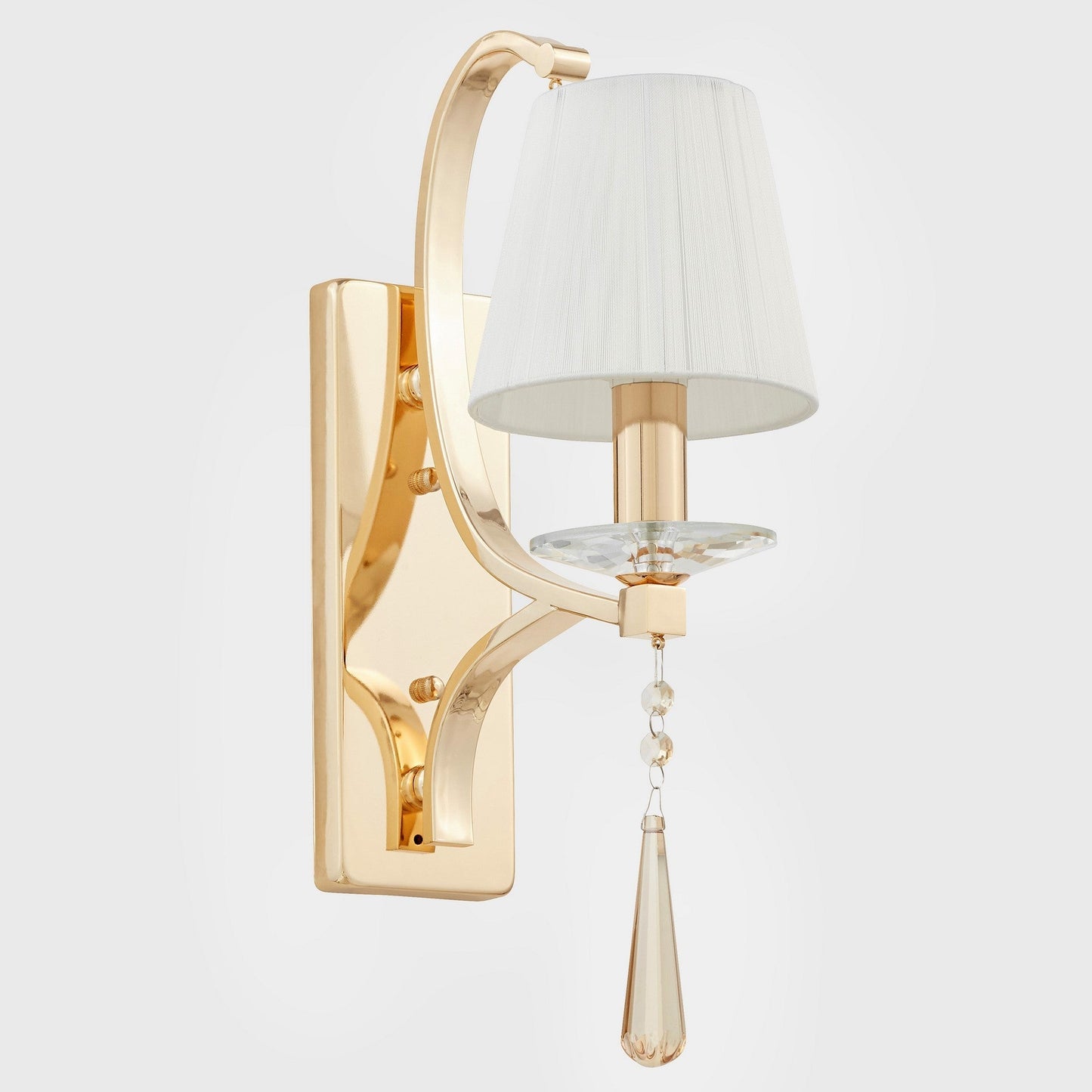 WALL LAMP GOLD CRYSTAL WALL LAMP VENISIA W1 - LuminaLux
