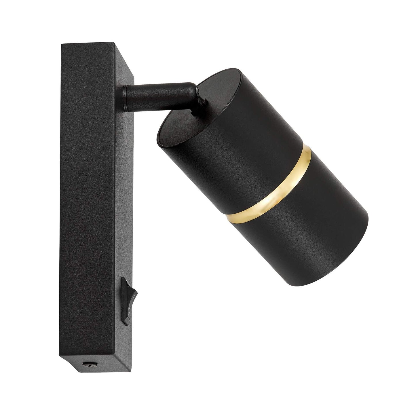WALL LAMP WALL LAMP MODERN BLACK AND GOLD ASTI PRO - LuminaLux