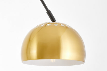 AZURRO C1 BLACK BRASS FLOOR STANDING LAMP - LuminaLux