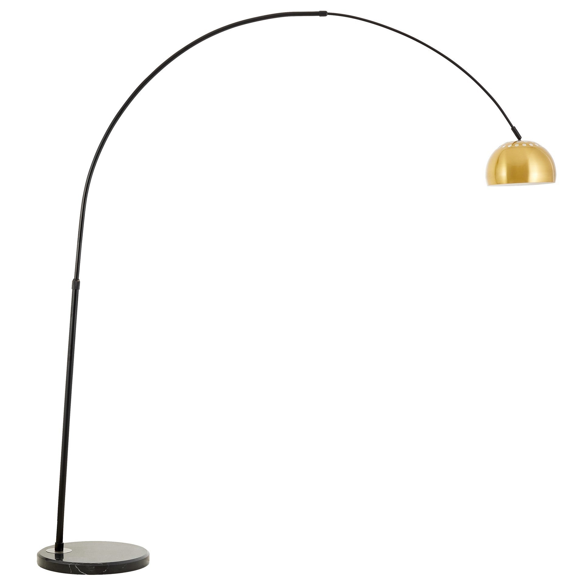 AZURRO C1 BLACK BRASS FLOOR STANDING LAMP - LuminaLux