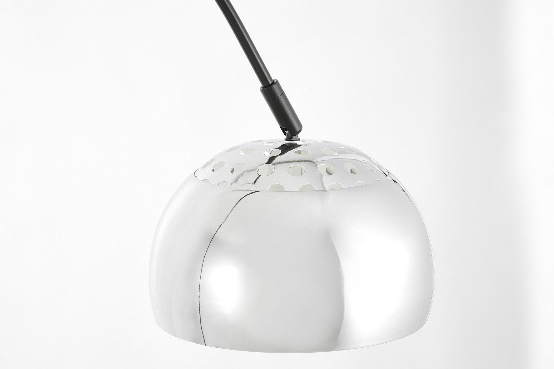 AZURRO C1 BLACK - CHROME FLOOR STANDING LAMP - LuminaLux