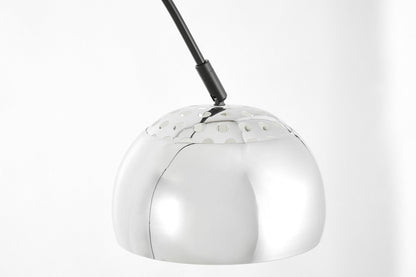 AZURRO C1 BLACK - CHROME FLOOR STANDING LAMP - LuminaLux