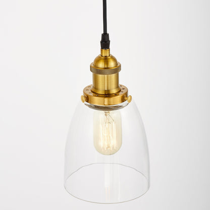 BRASS PENDANT LAMP FABI W1 - LuminaLux