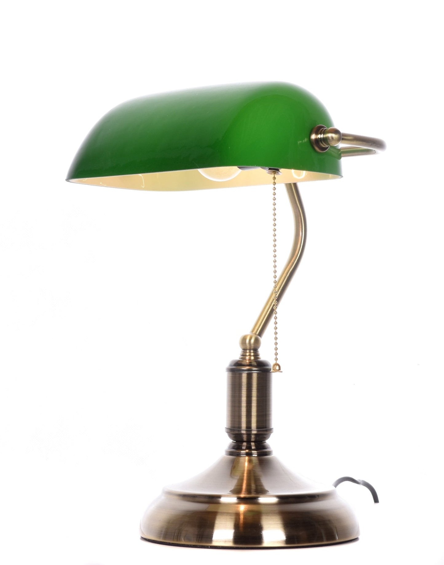 CLASSIC BANKER GREEN DESK LAMP BANKER CLASSIC - LuminaLux