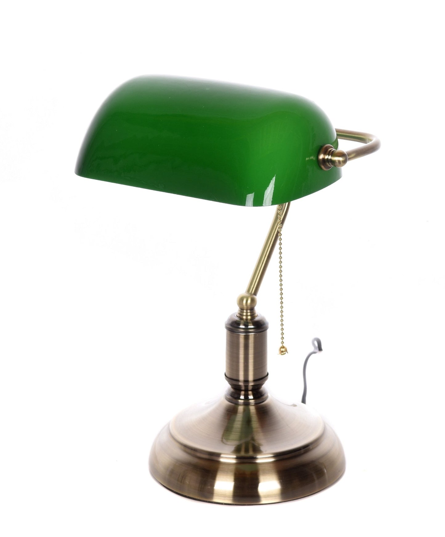 CLASSIC BANKER GREEN DESK LAMP BANKER CLASSIC - LuminaLux