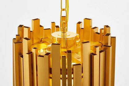 CLASSIC GOLD CRYSTAL CHANDELIER FERA D25 - LuminaLux