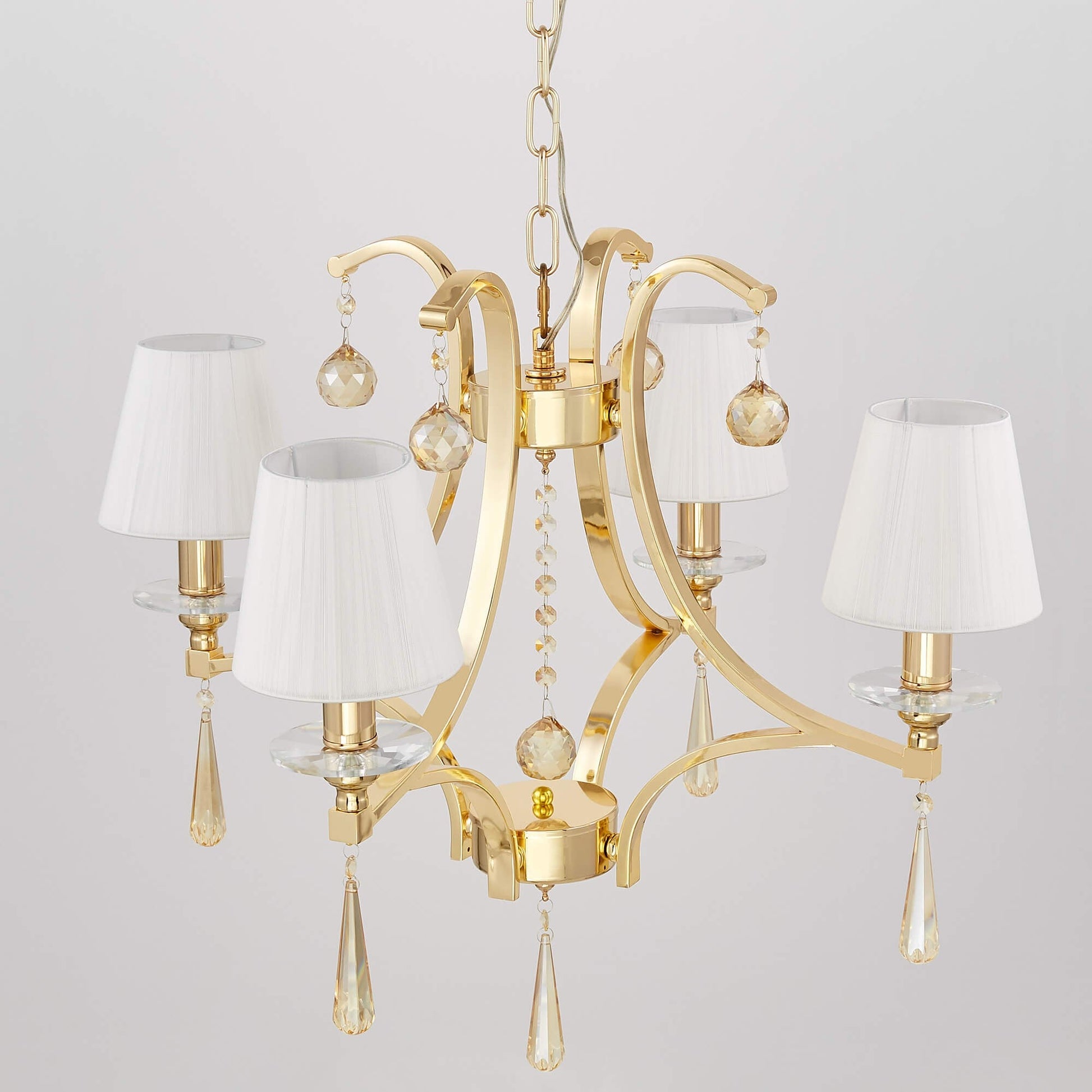 CLASSIC GOLD CRYSTAL CHANDELIER VENISIA W4 - LuminaLux