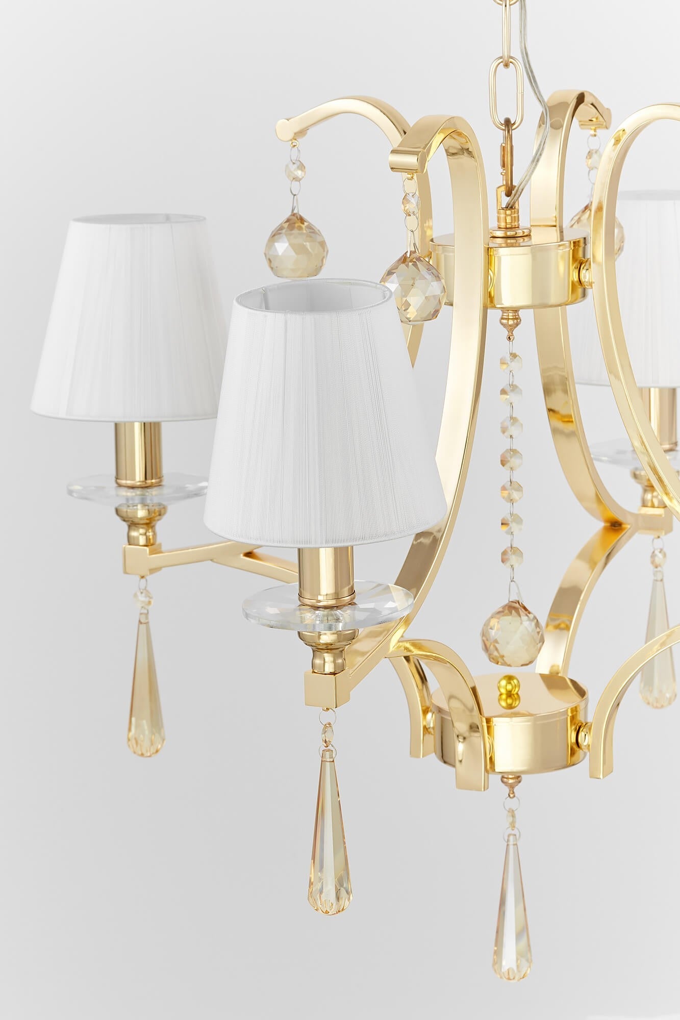 CLASSIC GOLD CRYSTAL CHANDELIER VENISIA W4 - LuminaLux