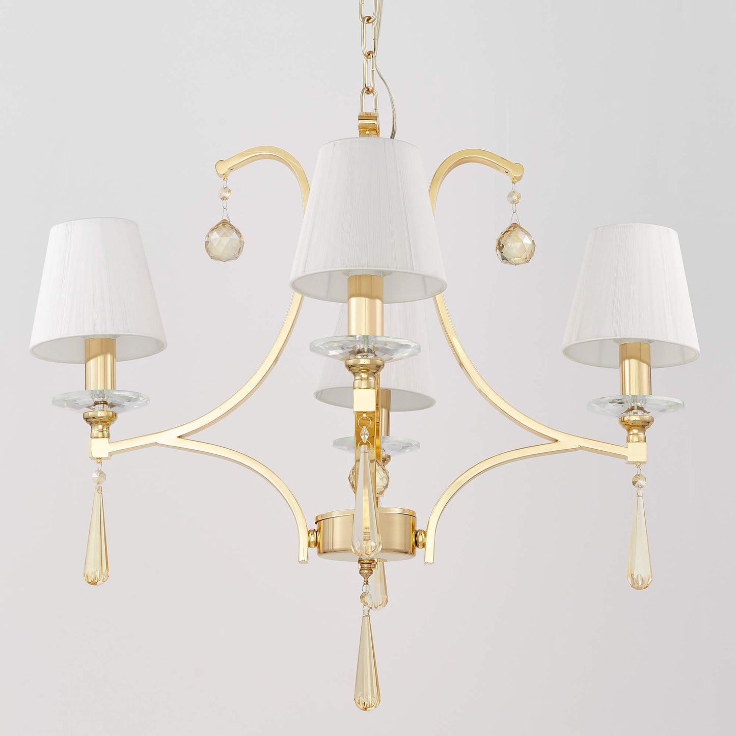 CLASSIC GOLD CRYSTAL CHANDELIER VENISIA W4 - LuminaLux