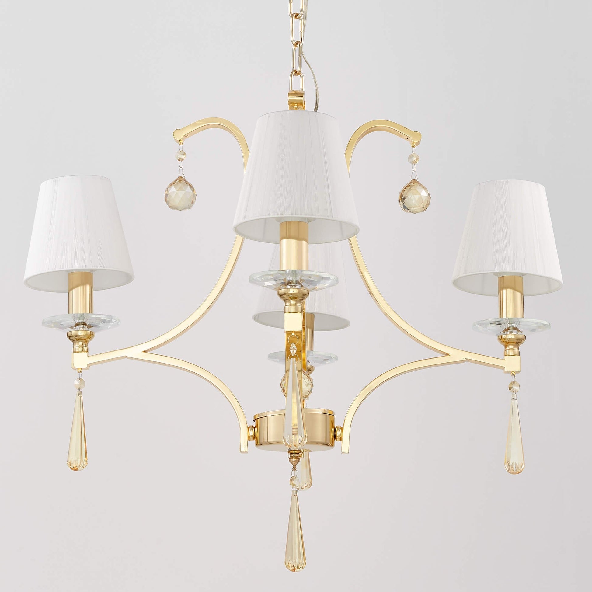CLASSIC GOLD CRYSTAL CHANDELIER VENISIA W4 - LuminaLux