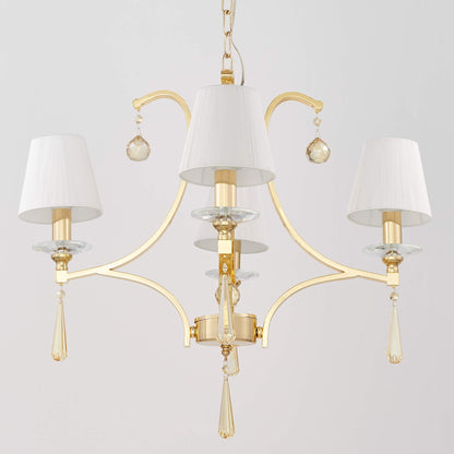 CLASSIC GOLD CRYSTAL CHANDELIER VENISIA W4 - LuminaLux