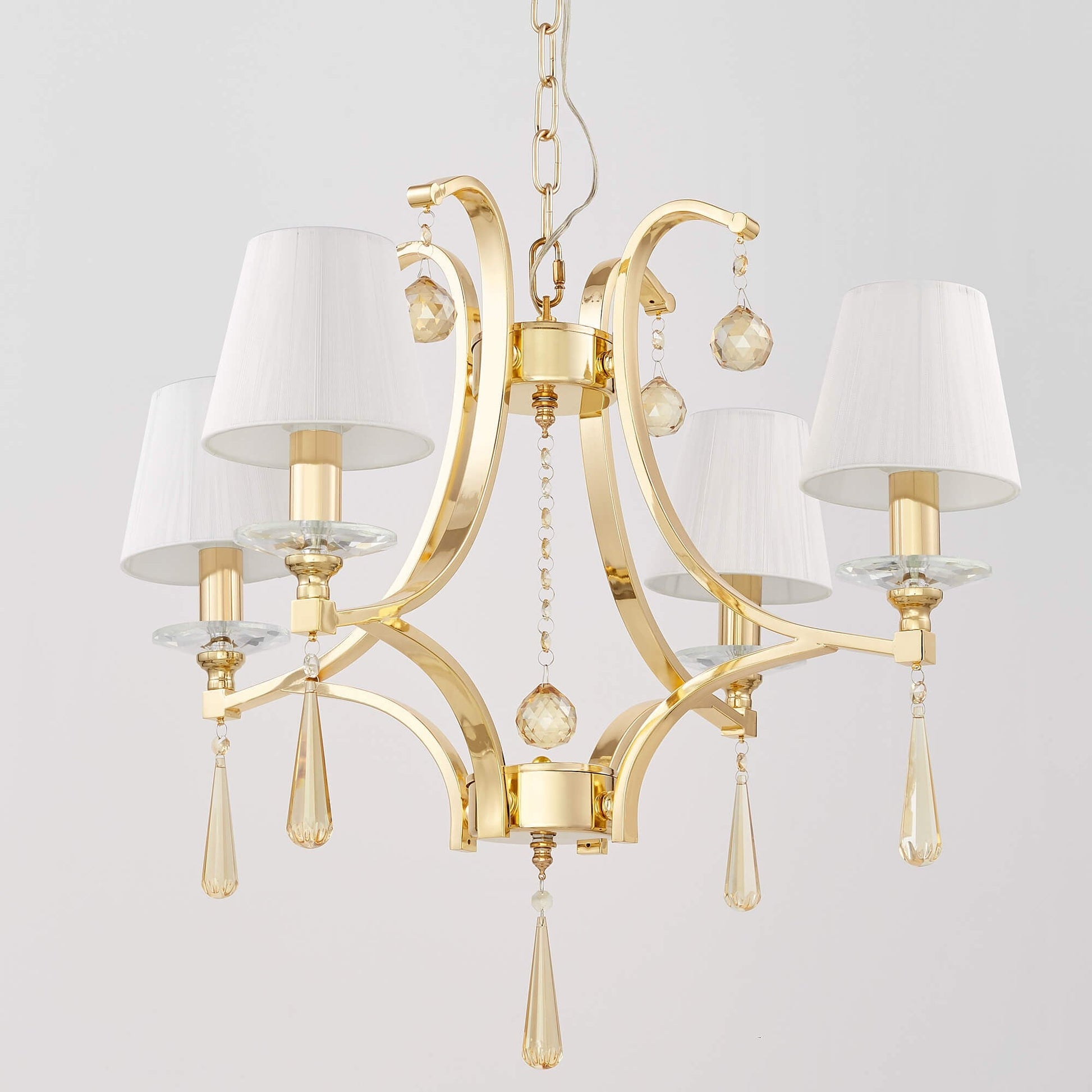 CLASSIC GOLD CRYSTAL CHANDELIER VENISIA W4 - LuminaLux