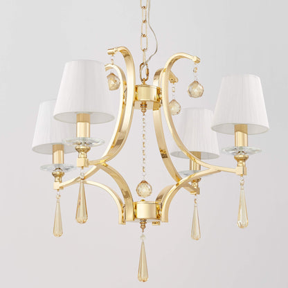 CLASSIC GOLD CRYSTAL CHANDELIER VENISIA W4 - LuminaLux