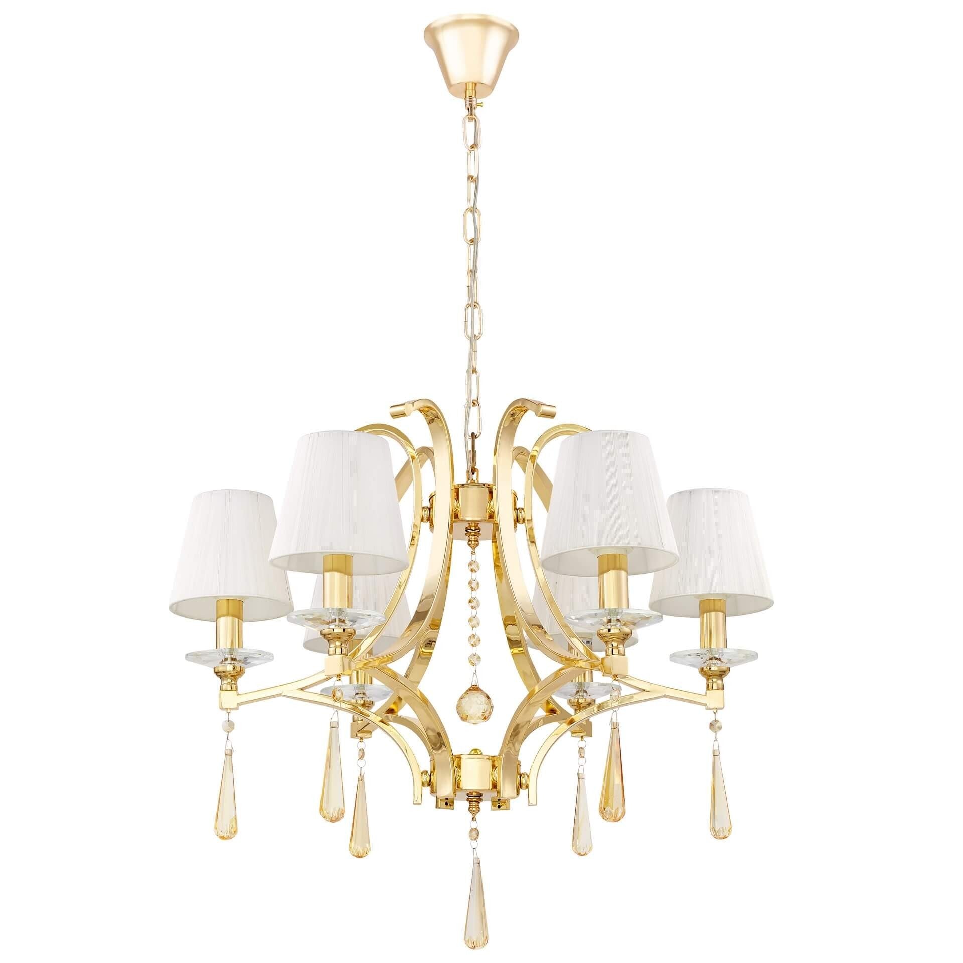 CLASSIC GOLD CRYSTAL CHANDELIER VENISIA W6 - LuminaLux