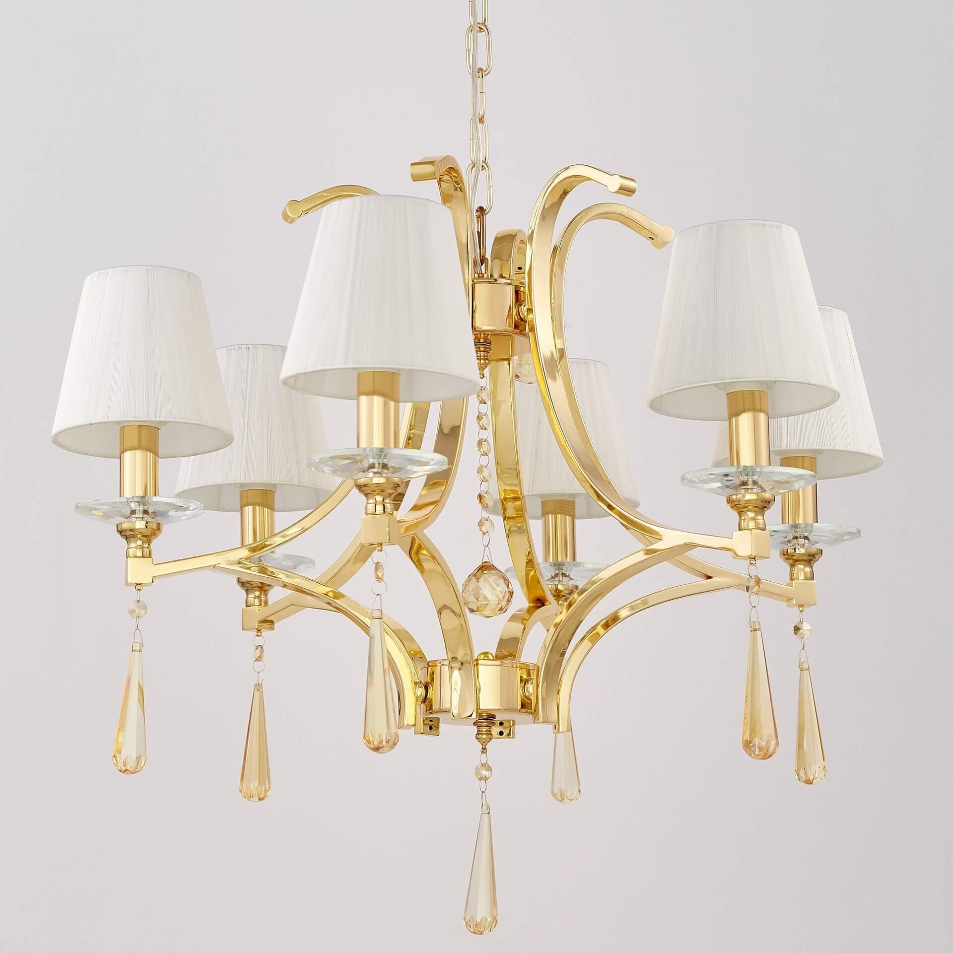 CLASSIC GOLD CRYSTAL CHANDELIER VENISIA W6 - LuminaLux