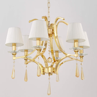 CLASSIC GOLD CRYSTAL CHANDELIER VENISIA W6 - LuminaLux