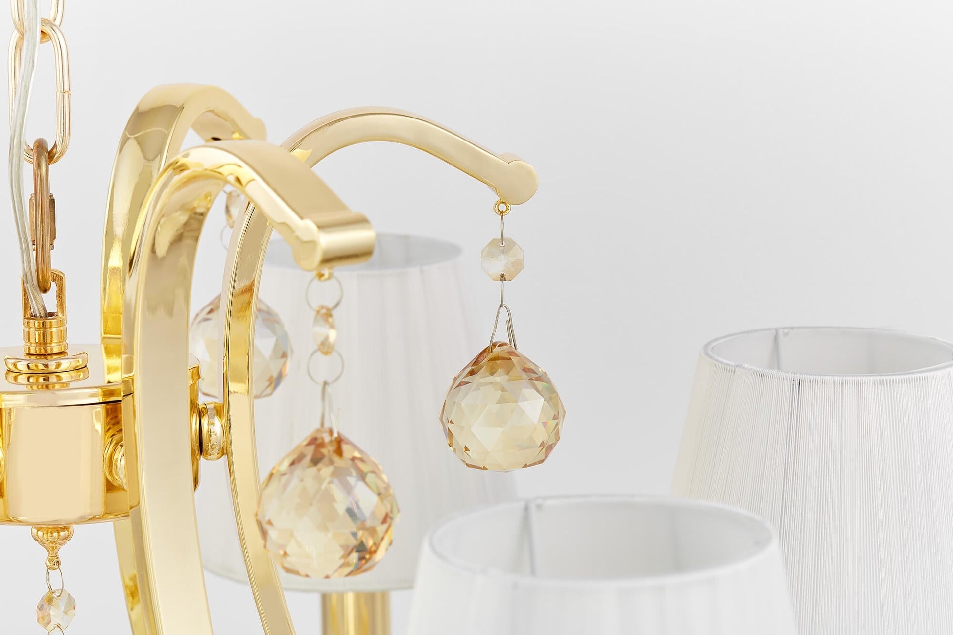 CLASSIC GOLD CRYSTAL CHANDELIER VENISIA W8 - LuminaLux