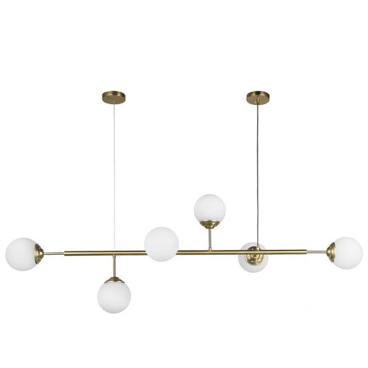 MODERN PENDANT LAMP BRUSHED GOLD FINO W6