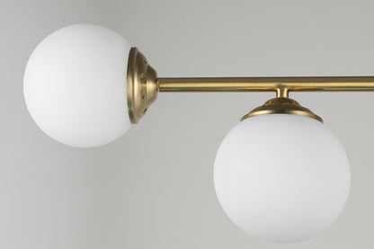 MODERNE HÄNGELEUCHTE IN GEBÜRSTETEM GOLD FINO W3