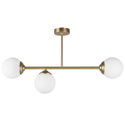 MODERNE HÄNGELEUCHTE IN GEBÜRSTETEM GOLD FINO W3