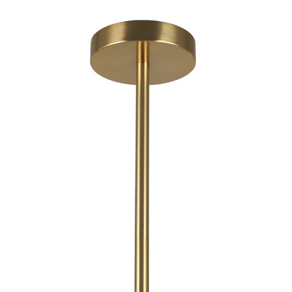 MODERNE HÄNGELEUCHTE IN GEBÜRSTETEM GOLD FINO W8 