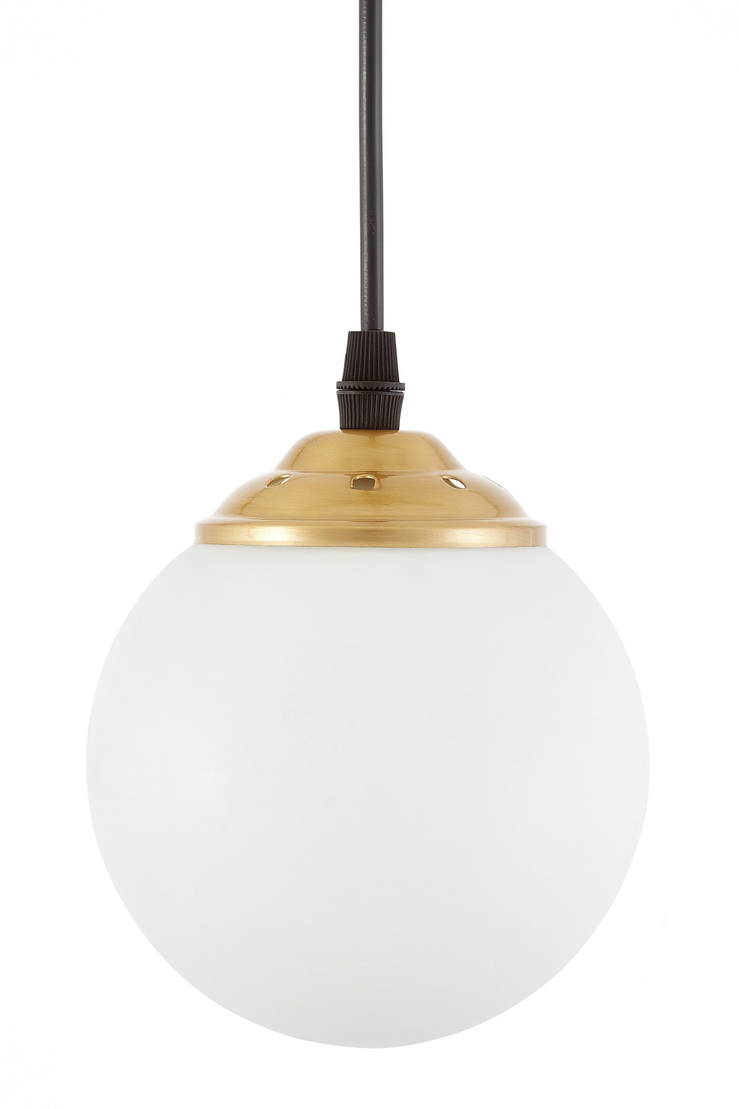 MODERNE PENDELLEUCHTE GOLD GEBÜRSTET FINO W1