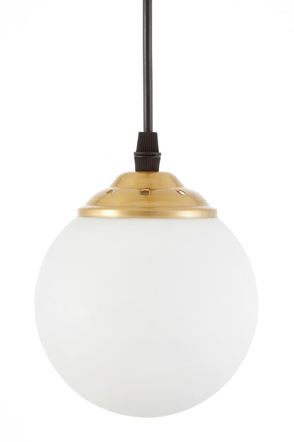 MODERNE PENDELLEUCHTE GOLD GEBÜRSTET FINO W1