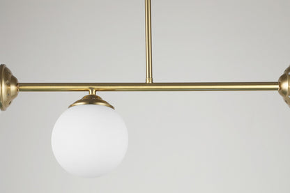 MODERNE HÄNGELEUCHTE IN GEBÜRSTETEM GOLD FINO W3
