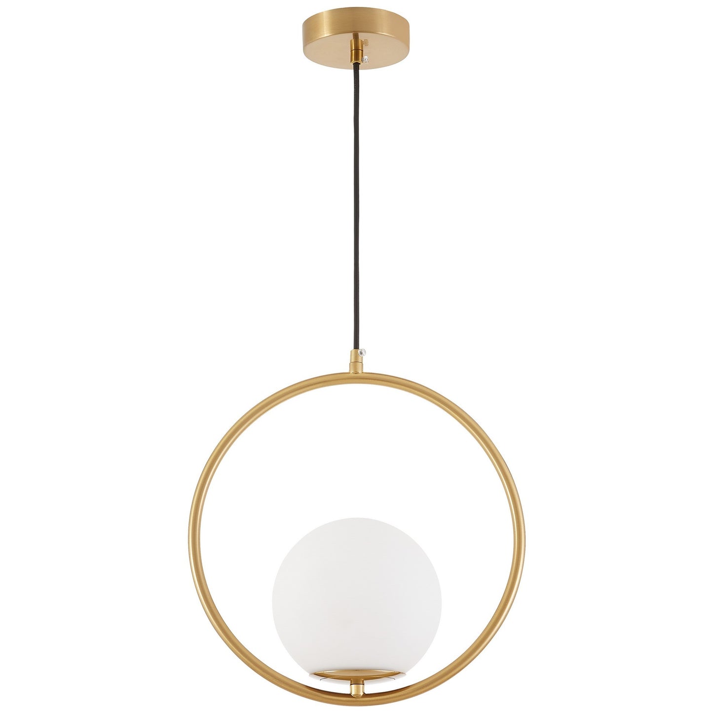MODERNE PENDELLEUCHTE GOLD GEBÜRSTET VERO 1A
