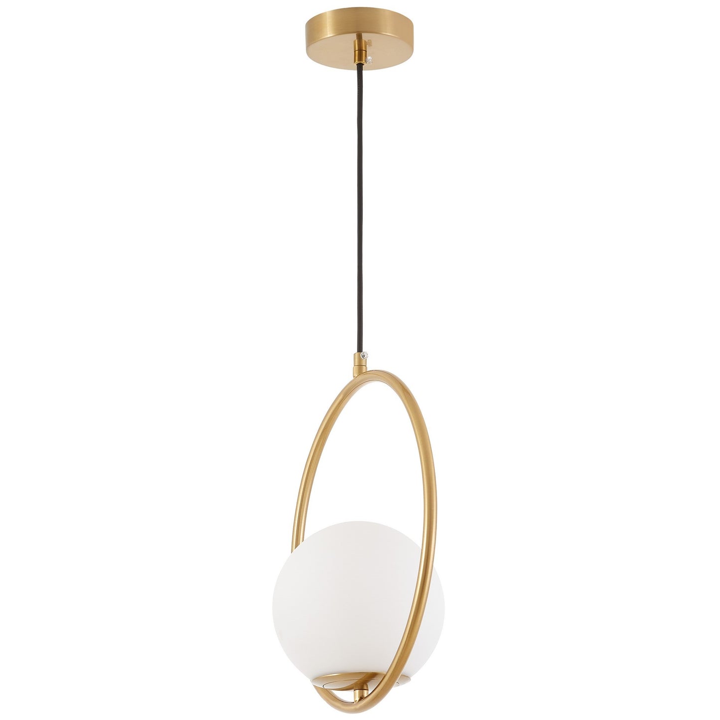 MODERNE PENDELLEUCHTE GOLD GEBÜRSTET VERO 1A