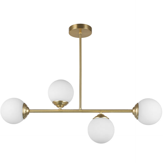 MODERN PENDANT LAMP BRUSHED GOLD FINO W4