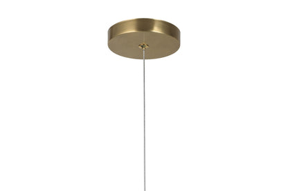 MODERNE PENDELLEUCHTE GOLD GEBÜRSTET FINO W6