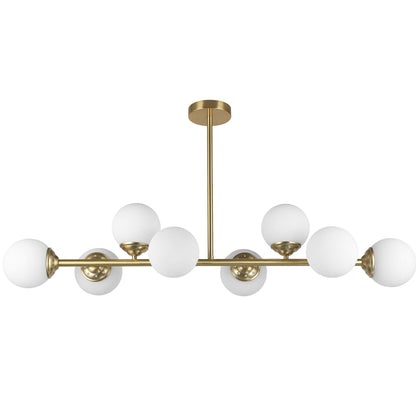 MODERNE HÄNGELEUCHTE IN GEBÜRSTETEM GOLD FINO W8 