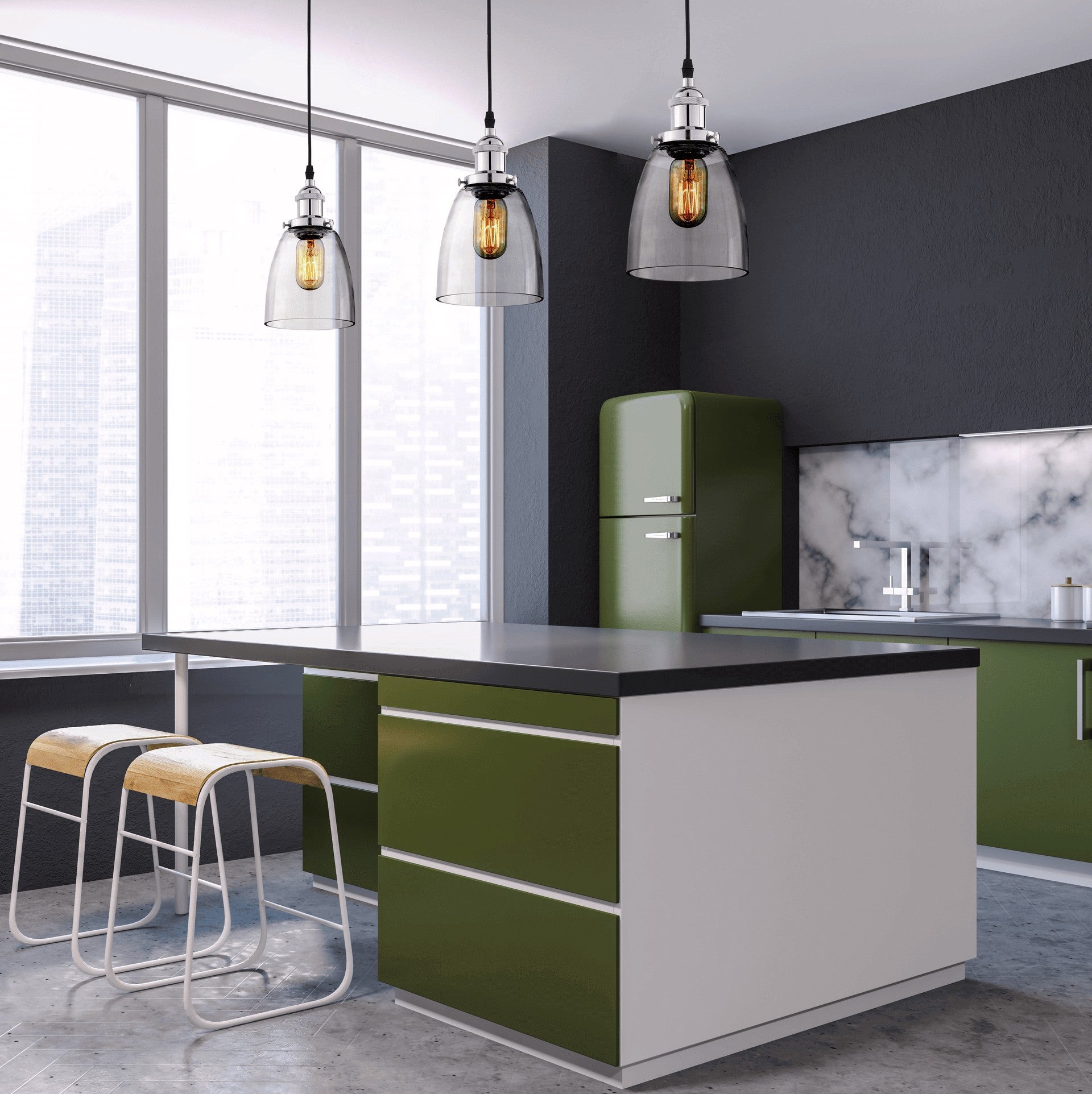 FABI PRO W1 PENDANT OVERHANG LAMP - LuminaLux