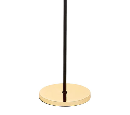 FLOOR STANDING LAMP BLACK AND GOLD PETRICA W9 - LuminaLux