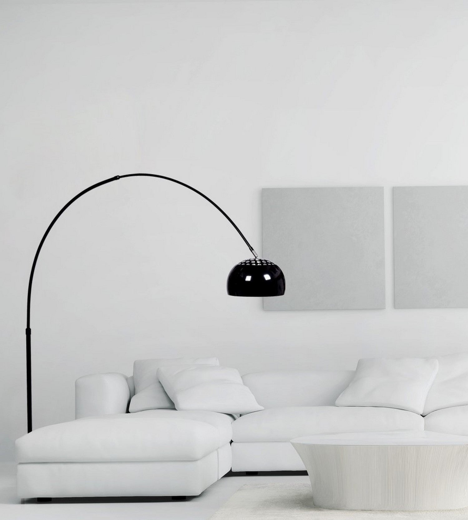 FLOOR STANDING LAMP BLACK AZURRO C1 - LuminaLux