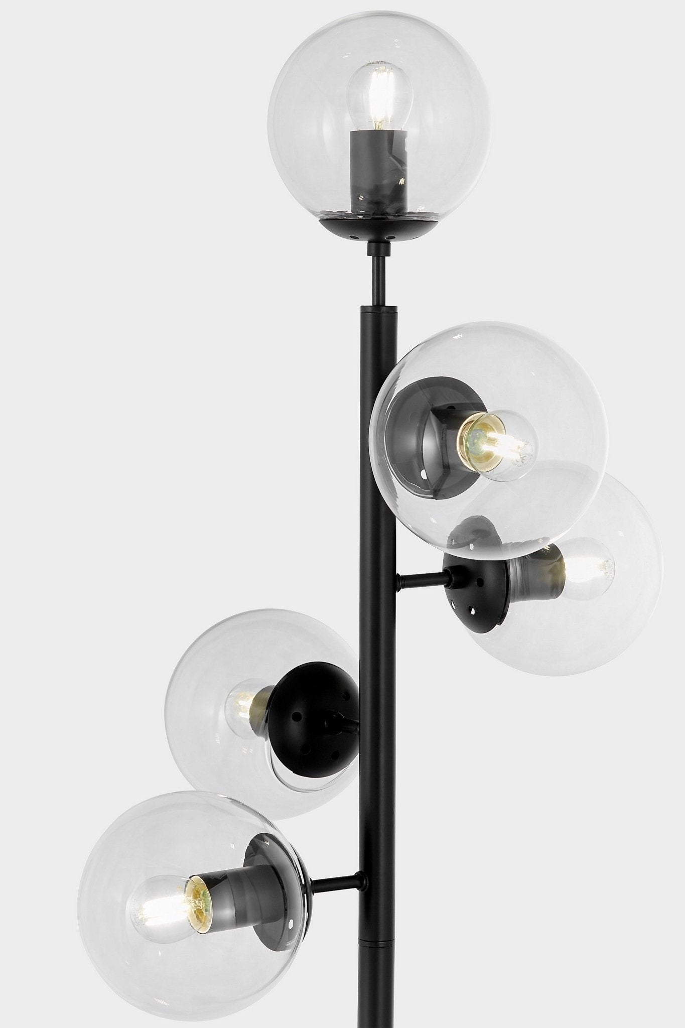 FLOOR STANDING LAMP BLACK CEREDO W5 - LuminaLux