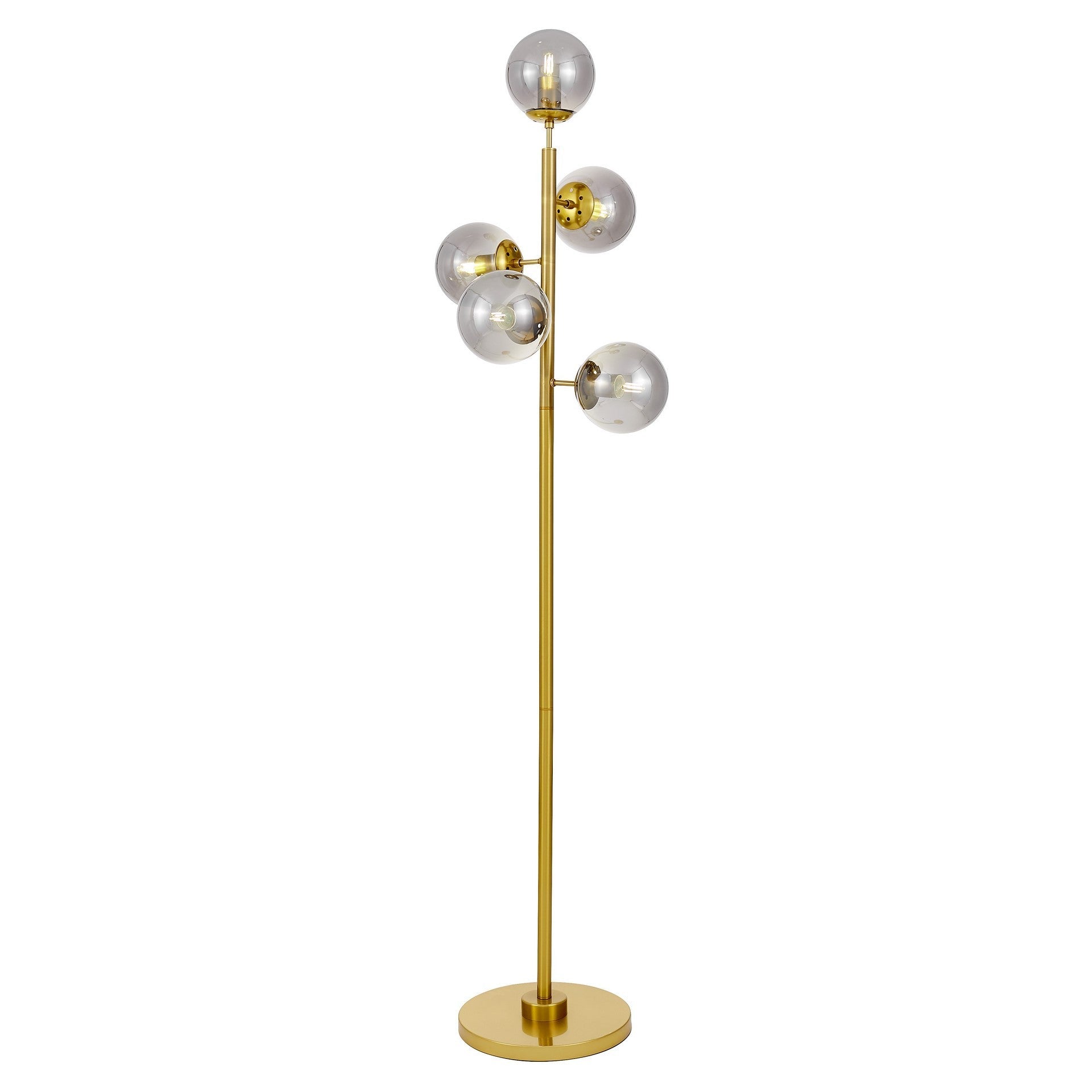 FLOOR STANDING LAMP BRASS CEREDO W5 - LuminaLux