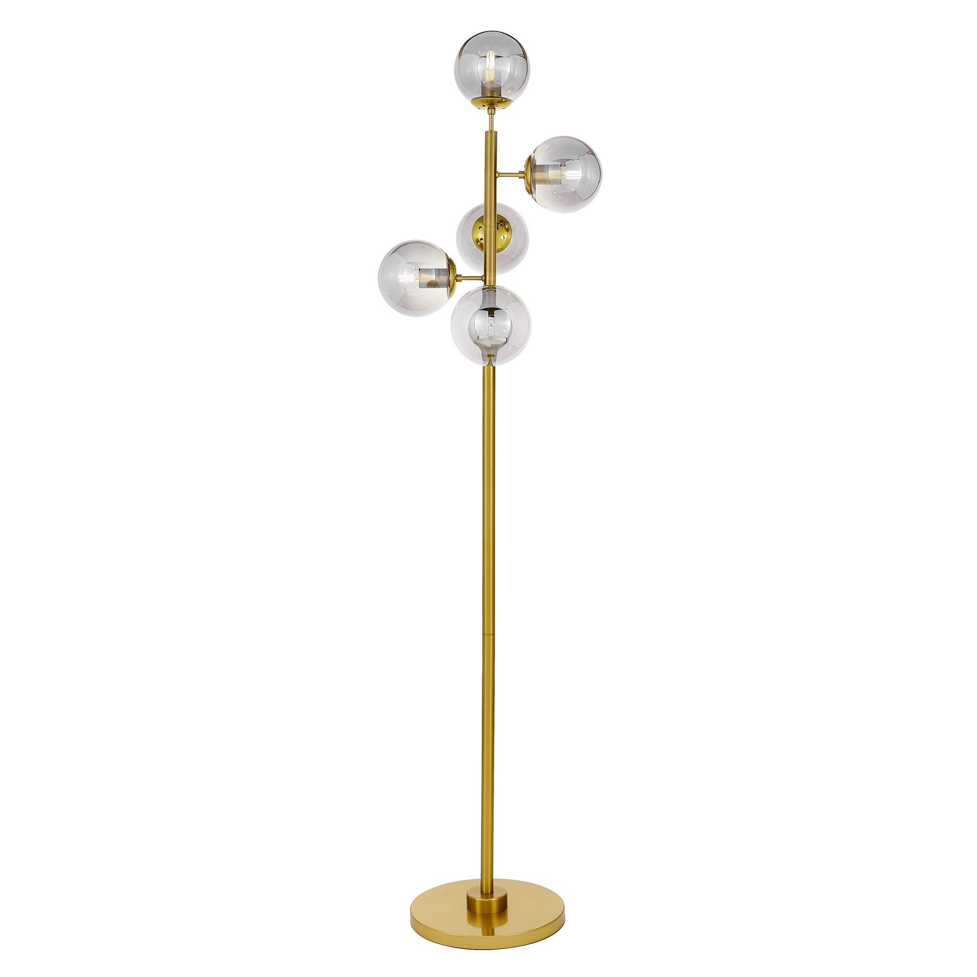 FLOOR STANDING LAMP BRASS CEREDO W5 - LuminaLux