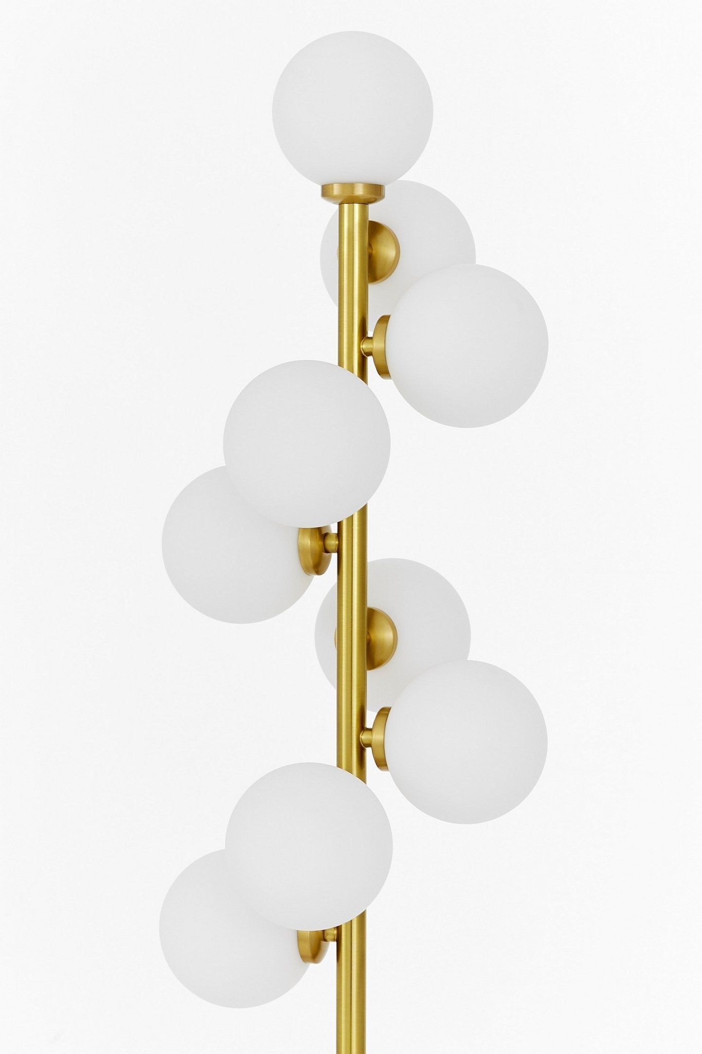 FLOOR STANDING LAMP BRASS PETRICA W9 - LuminaLux