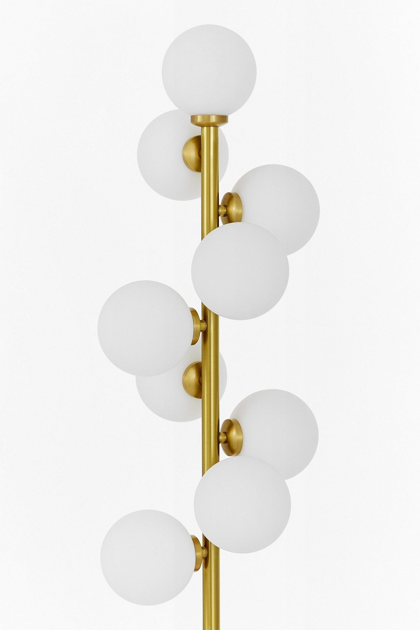 FLOOR STANDING LAMP BRASS PETRICA W9 - LuminaLux