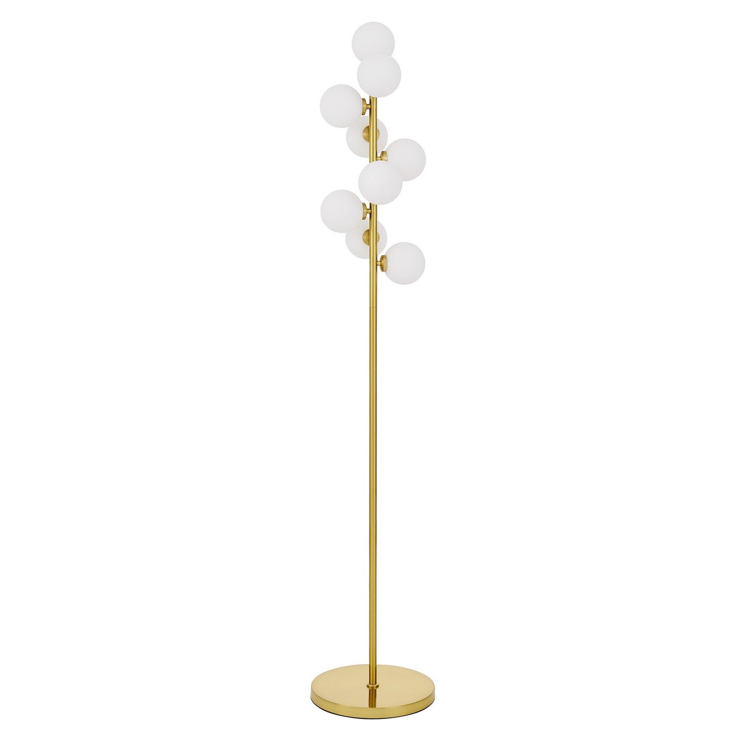 FLOOR STANDING LAMP BRASS PETRICA W9 - LuminaLux