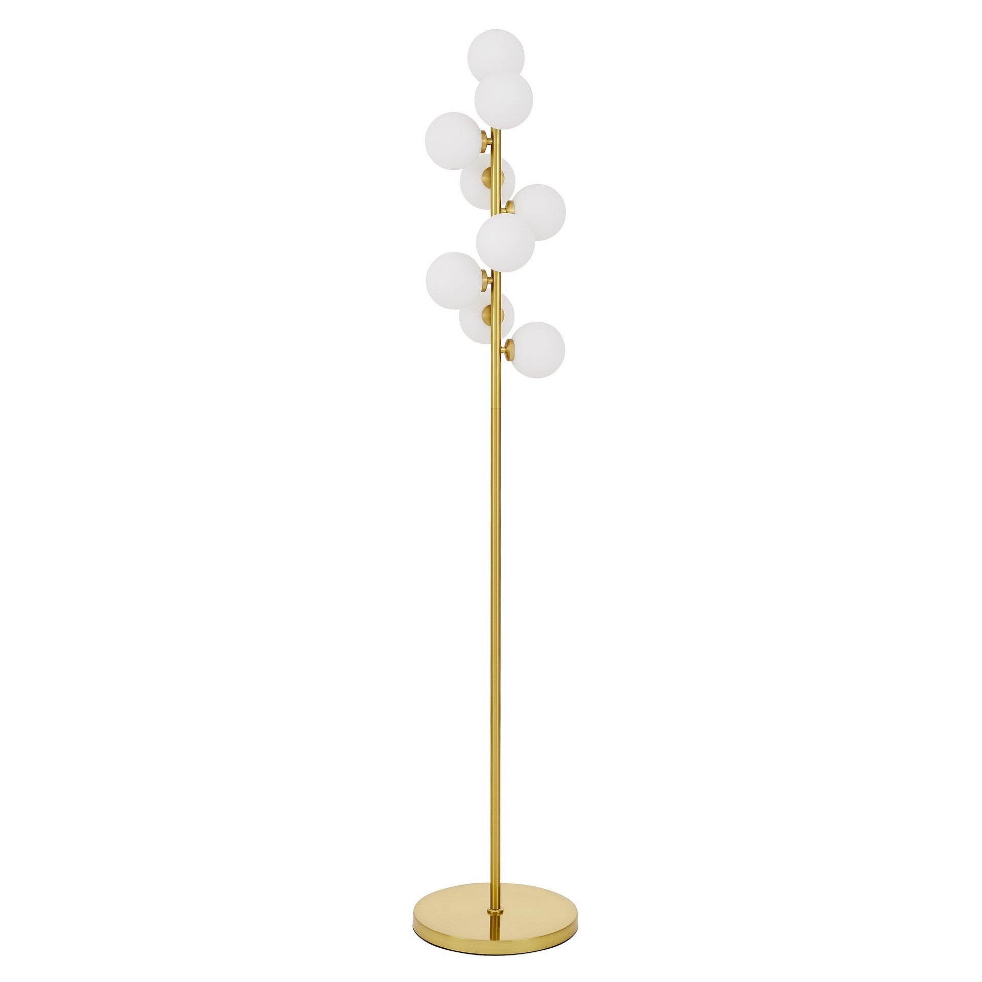 FLOOR STANDING LAMP BRASS PETRICA W9 - LuminaLux