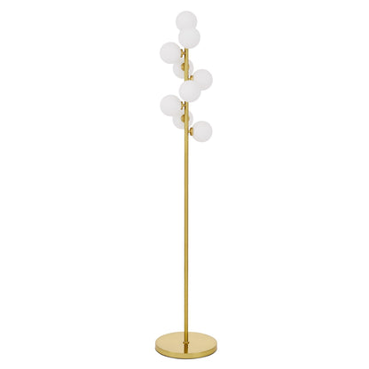 FLOOR STANDING LAMP BRASS PETRICA W9 - LuminaLux
