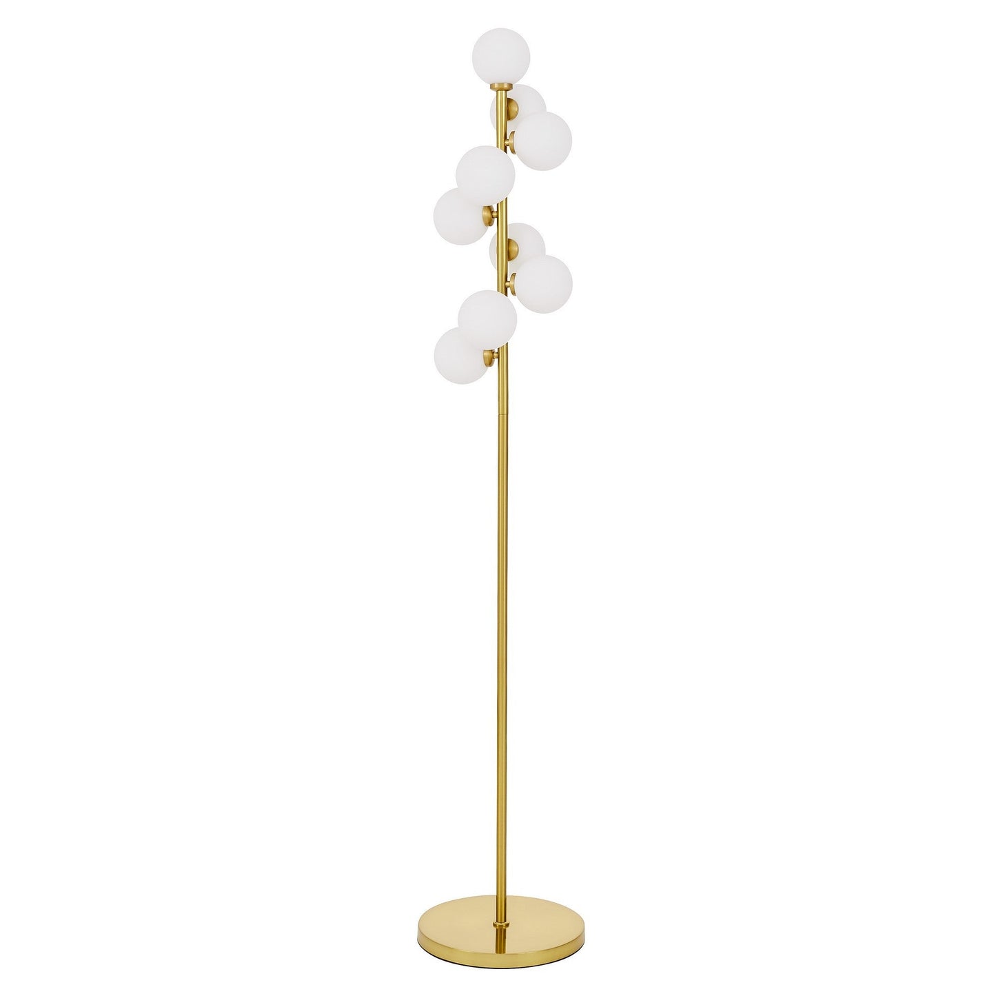 FLOOR STANDING LAMP BRASS PETRICA W9 - LuminaLux