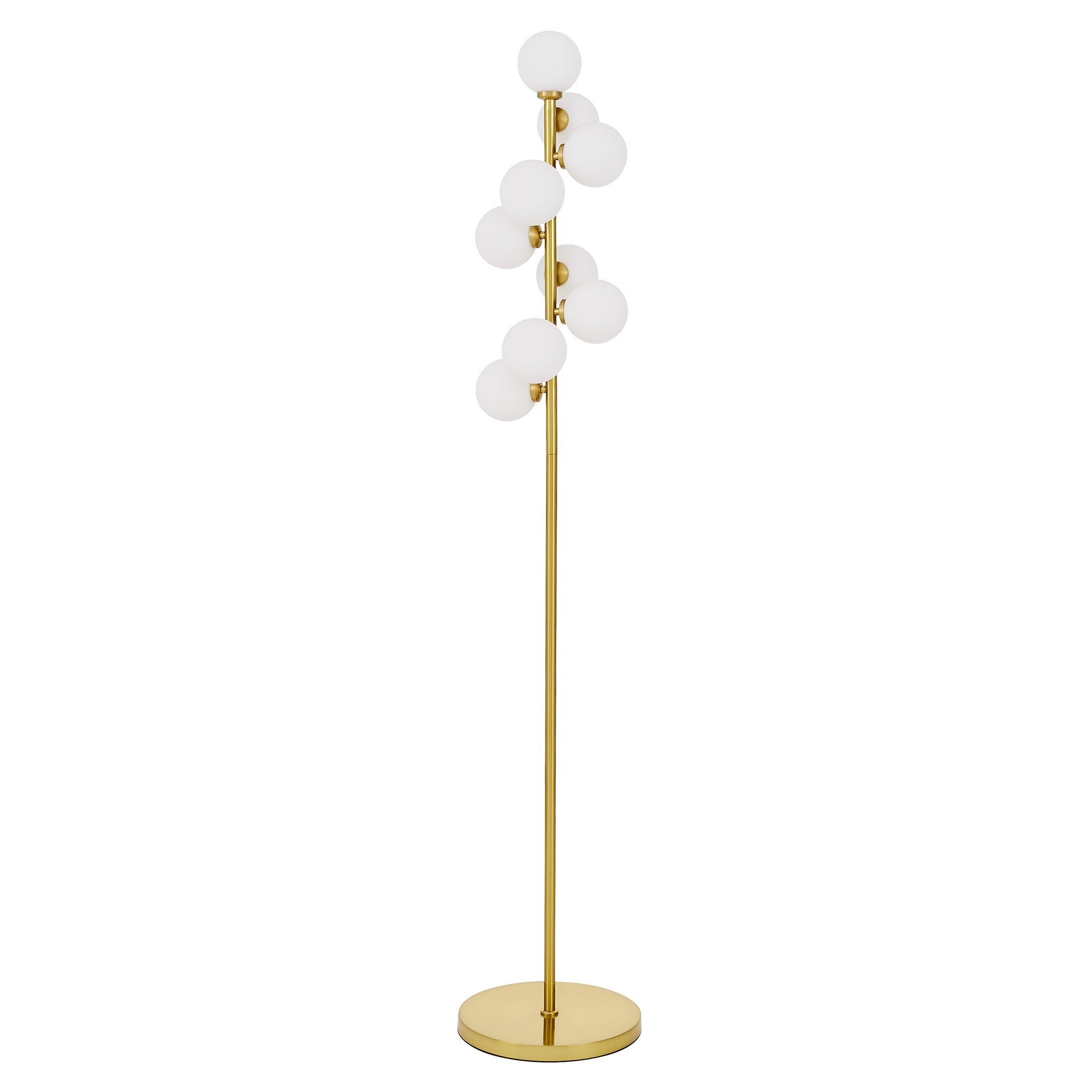 FLOOR STANDING LAMP BRASS PETRICA W9 - LuminaLux