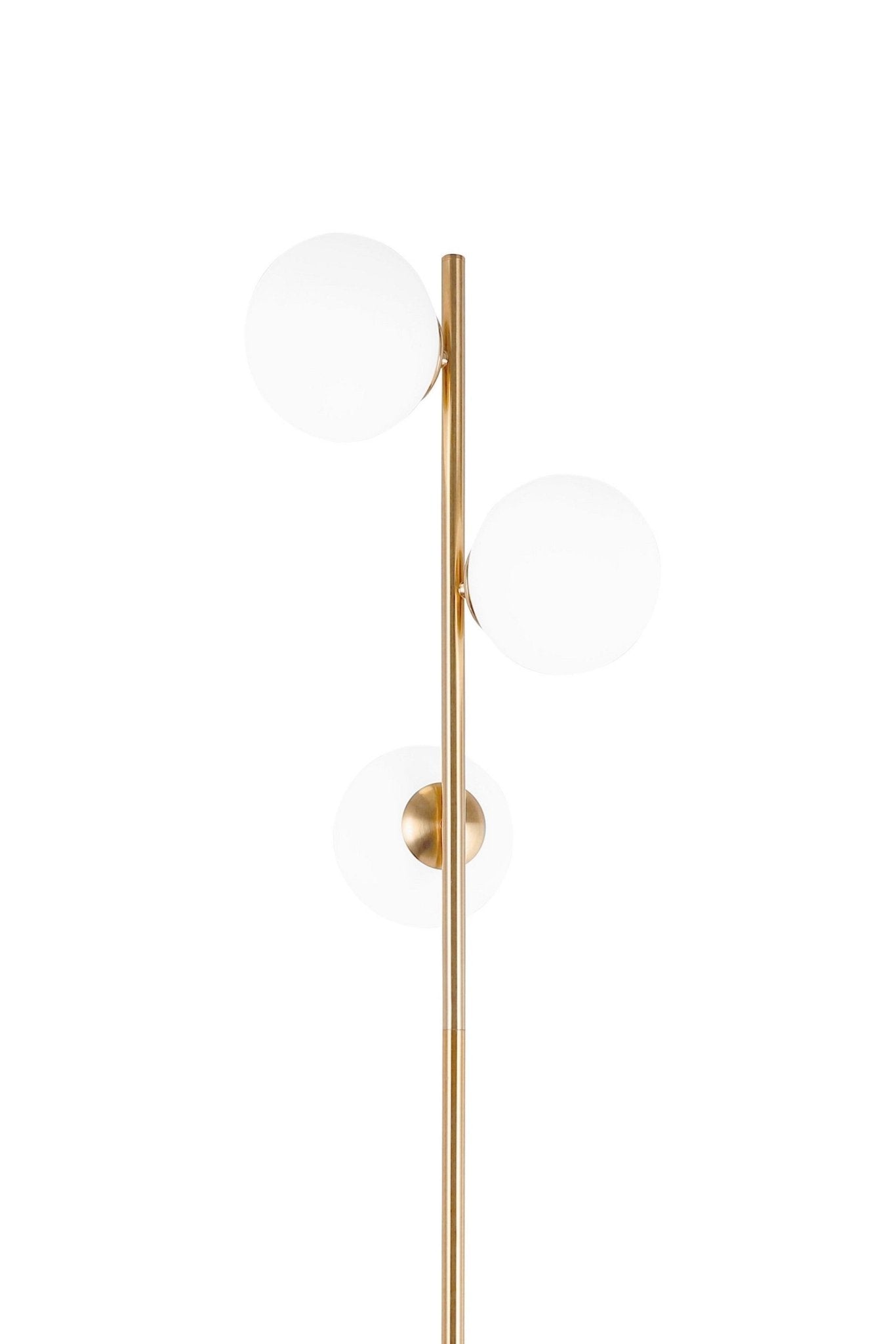FLOOR STANDING LAMP GOLD FREDICA W3 - LuminaLux