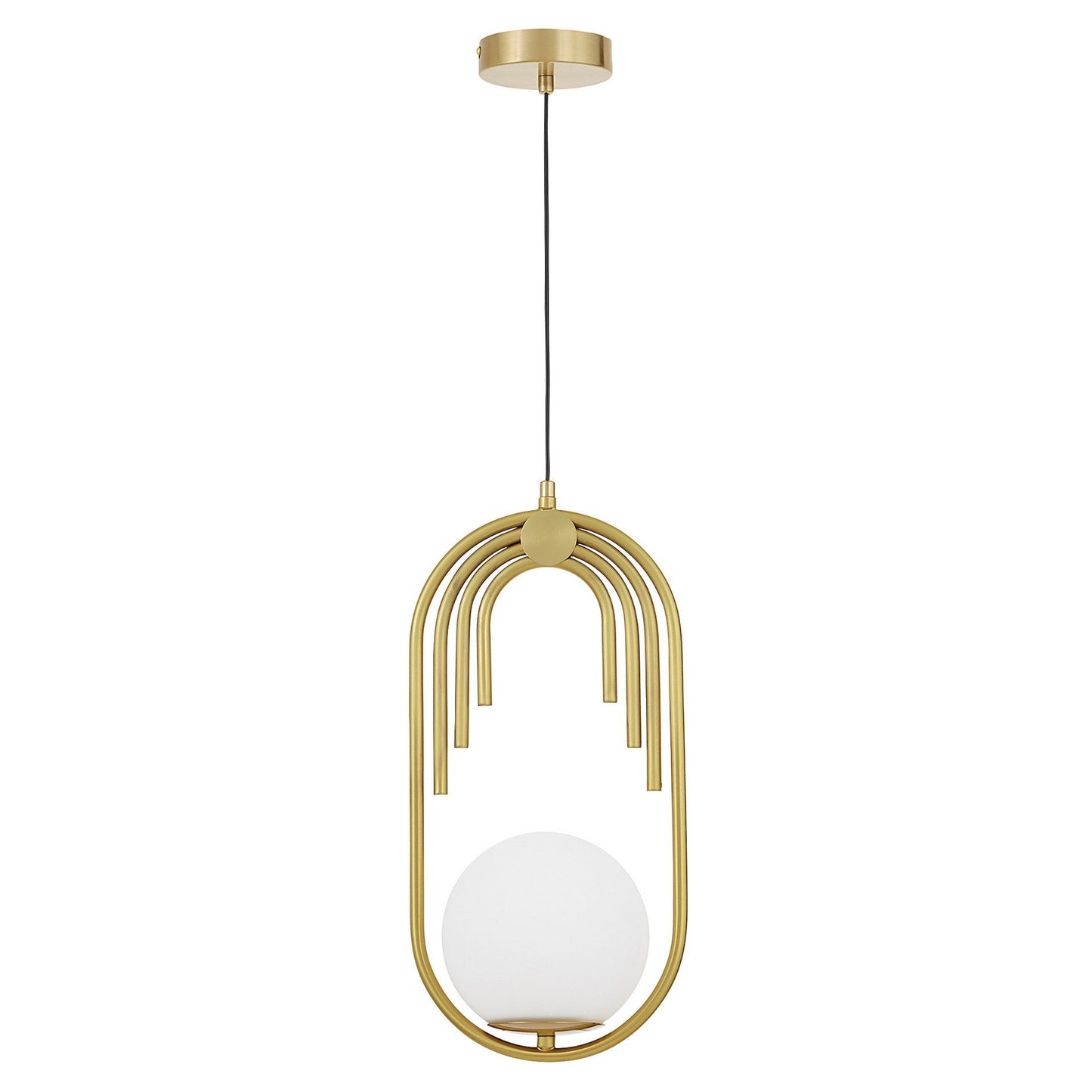 GLAMOUR PENDANT LAMP WHITE ZANETTI D15 - LuminaLux