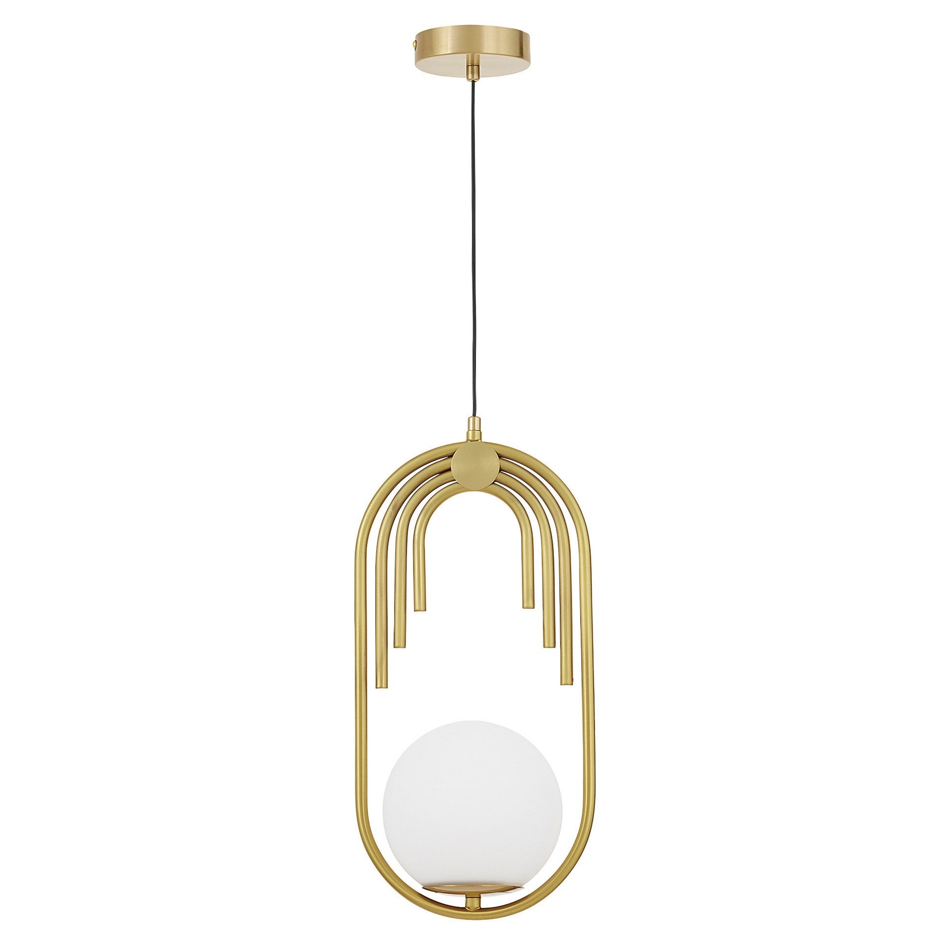 GLAMOUR PENDANT LAMP WHITE ZANETTI D15 - LuminaLux