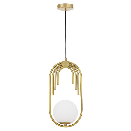GLAMOUR PENDANT LAMP WHITE ZANETTI D15 - LuminaLux
